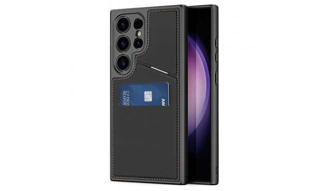 Dux Ducis DUX DUCIS case RAFI II MAG with stand compatible with MagSafe for SAMSUNG S24 Ultra black