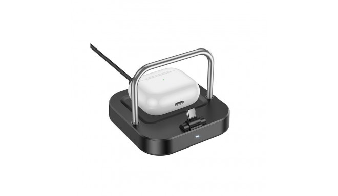 Hoco Desktop charger Hoco 2in1 USB C PD QC 3A 30W + wireless charging 5W CQ16B black