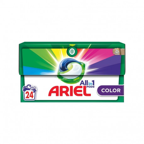 WASHING CAPS ARIEL COLOR 24PCS