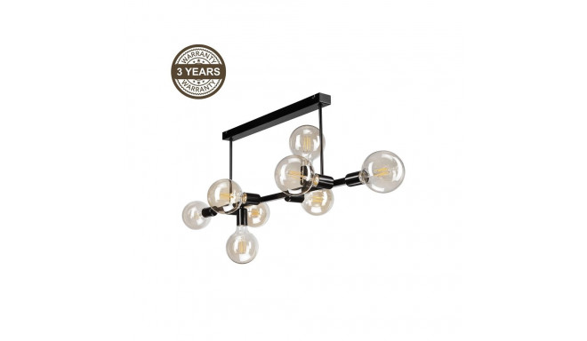 laevalgusti ANARI LM-8.146 8xE27 must