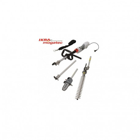 Electric Telescopic Hedge Trimmer & Pruner 1000W Ikra IECH 1000 2in1