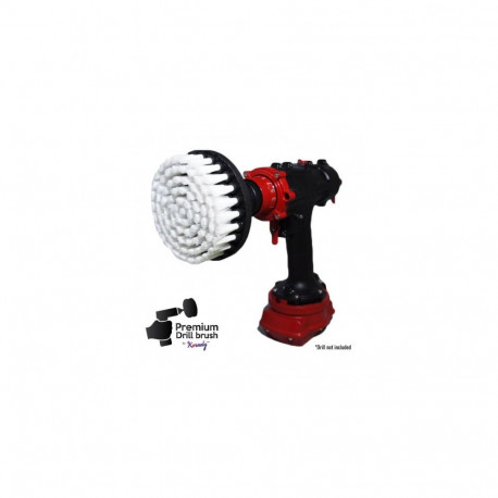 Puhastushari akutrellile 13cm, valge