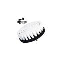 Premium Drill Brush For Professional Cleaning - Extra Soft, White, 13 cm
