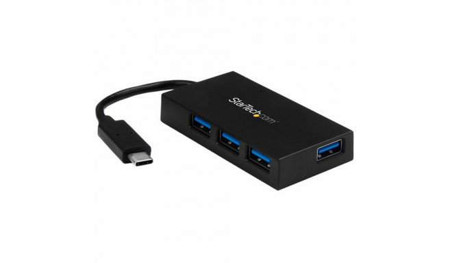 USB Hub Startech HB30C4AFS White Black