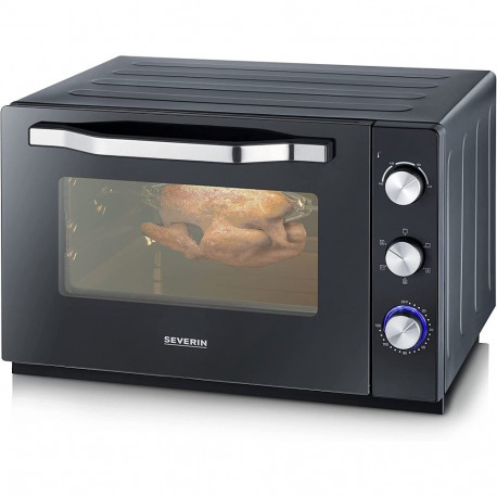 Severin baking & toast oven XXL TO 2073, mini oven (black)