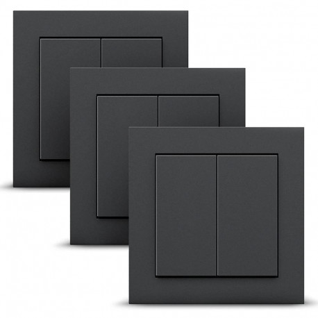 Senic Friends of Hue Smart Switch, switch (anthracite, three-pack)
