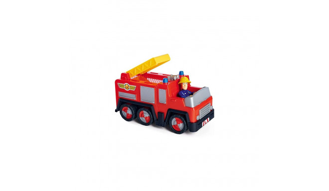 Simba Fireman Sam Jupiter with Sam Figure, Toy Vehicle (red/yellow)