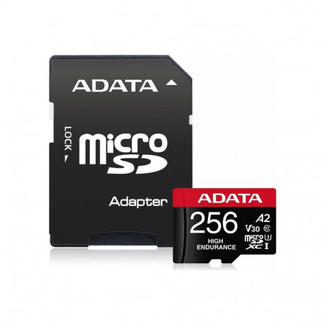 High Endurance 256 GB microSDXC (UHS-I U3, Class 10, V30, A2)
