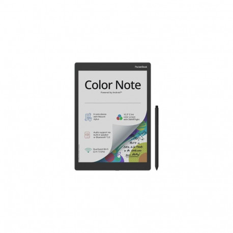 PocketBook Color Note e-book reader Touchscreen 32 GB Wi-Fi Black, Blue