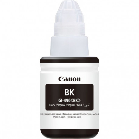Canon Ink GI-490 GI490 Black Schwarz Nachfülltinte (0663C001)