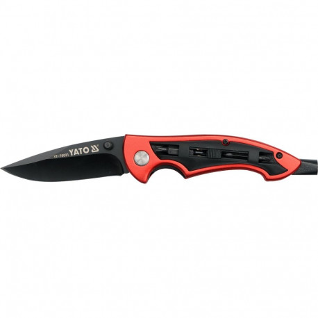 Yato kokkupandav taskunuga YT-76031, 80 mm tera, 210 mm üldpikkus, 130 mm kokkupandult, 58 HRC, 420 