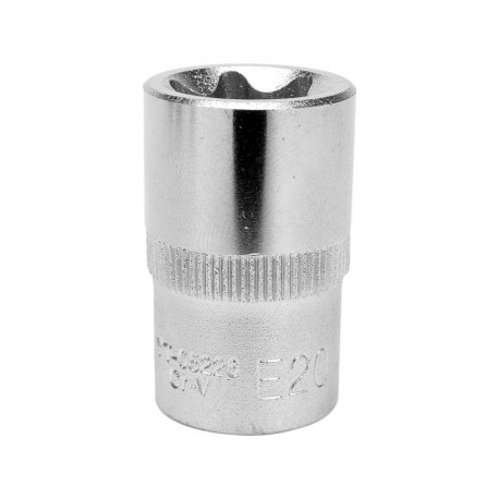 Yato Torx pesa E20 YT-05226, 1/2", 38mm, CrV 50BV30, kroomitud, DIN 2124