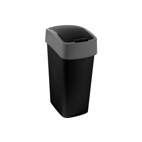 Curver kallutatav prügikast must (229411)