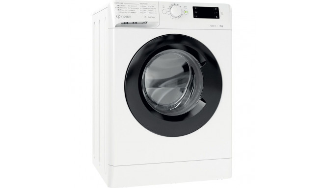 Indesit MTWE 71252 WK EE energiatõhususklass E eestlaetav pesumasin 7 kg 1200 p/min sügavus 54 cm la