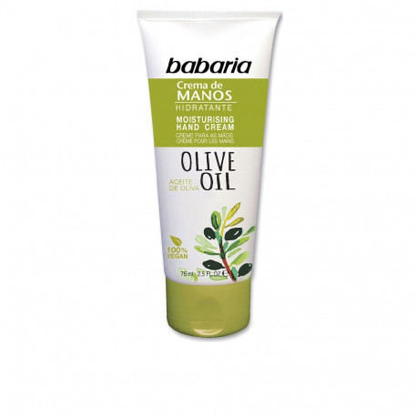 BABARIA ACEITE DE OLIVA crema nutritiva manos 75 ml