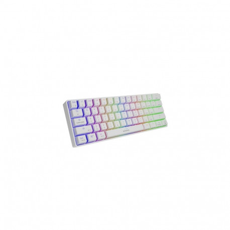 Genesis THOR 660 RGB Gaming keyboard, RGB LED light, US, White, Wireless/Wired, Wireless connection,