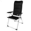 Beach Chair Aktive Deluxe Foldable Black 49 x 123 x 67 cm (2 Units)