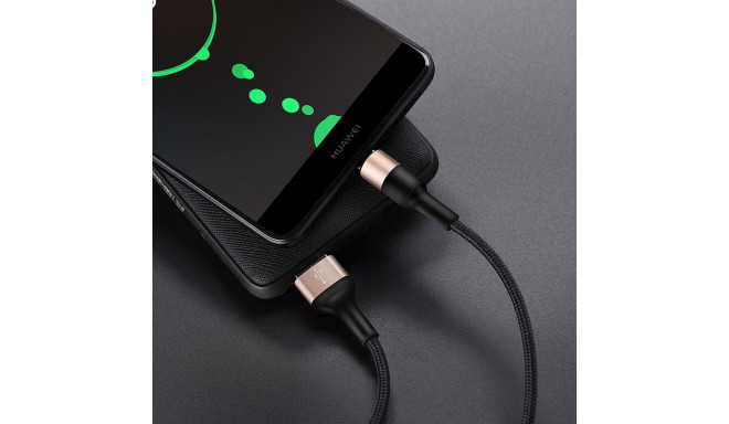 Cable USB A to USB C Hoco 2A 1 m X26 black gold