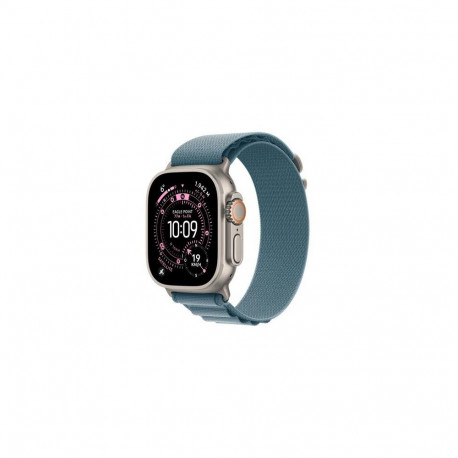 Apple Watch Ultra 3 GPS + Cellular 49mm Natural Titanium Case with Light Blue Alpine Loop - Small