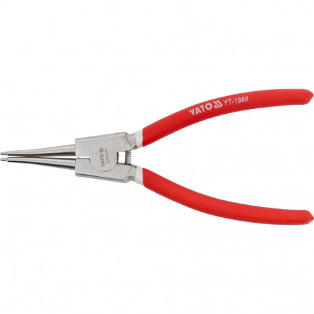 Yato YT-1988 external circlip pliers, 225 mm, 35-100 mm, 50CrV, DIN 5254, PVC handles
