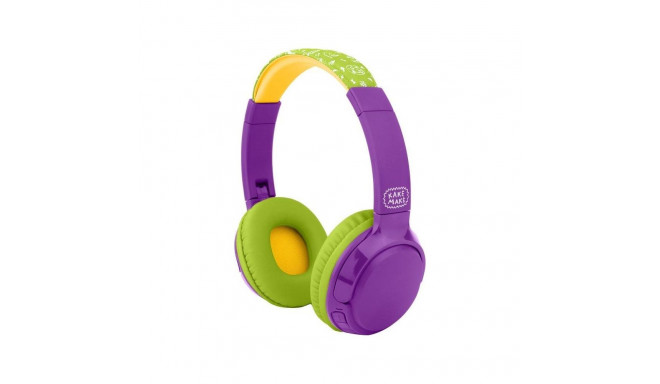 juhtmevabad kõrvaklapid KAKĖ MAKĖ roheline/lilla