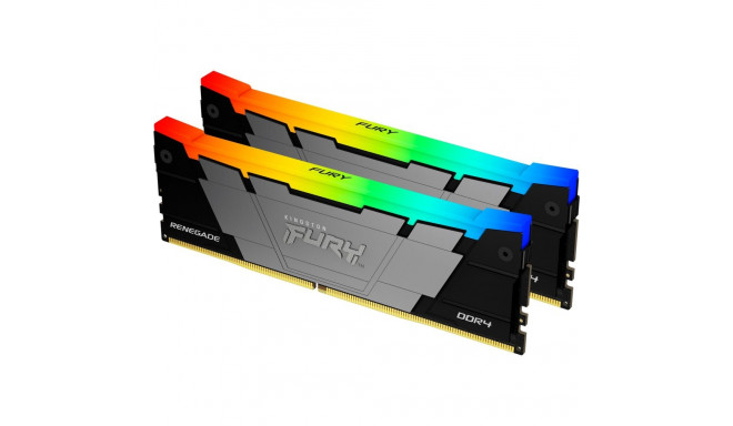 Kingston FURY DDR4 - 32GB - 3600 - CL - 16 (2x 16 GB) dual kit, RAM (black, KF436C16RB12AK2/32, Rene