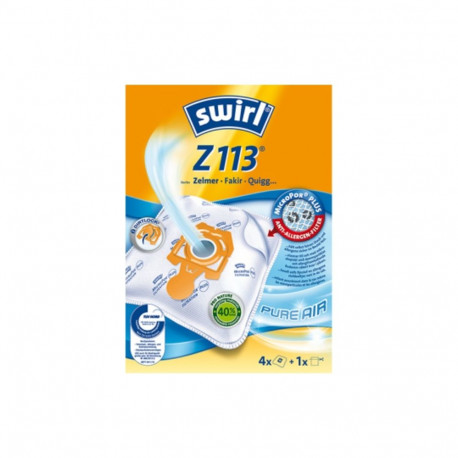 Swirl vacuum cleaner bags Z113 EcoPor (white, 4 pieces)
