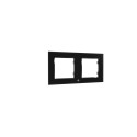 Shelly Wall Frame 2, Cover (black, for Wall Switch)