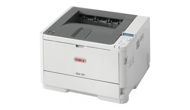 OKI B412dn, LED printer (light grey/grey, USB/LAN)