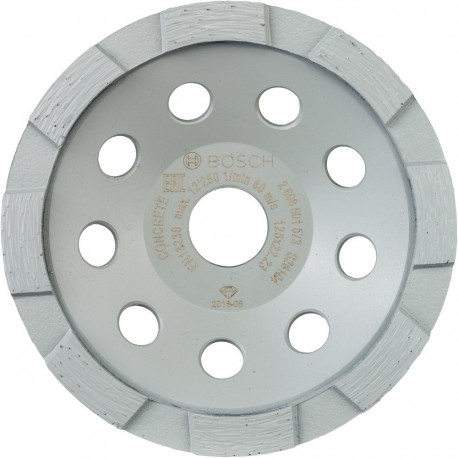 Bosch diamond cup wheel Standard for Concrete, 125mm, grinding wheel (bore 22.23mm, for concrete and
