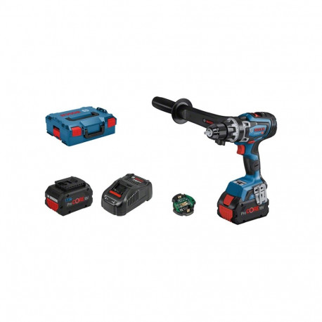 Bosch cordless drill BITURBO GSR 18V-150 C Professional, 18V (blue/black, 2x battery ProCORE18V 8.0A