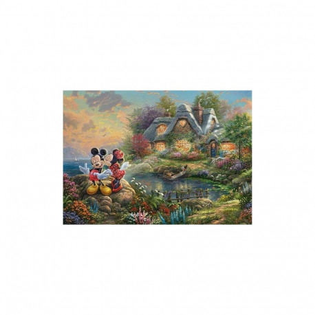 Thomas Kinkade: Painter of Light - Disney, Sweethearts Mickey & Minnie (1000 Teile)