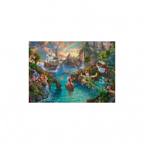 Thomas Kinkade pusle Painter of Light Disney Peter Pan 1000-osaline