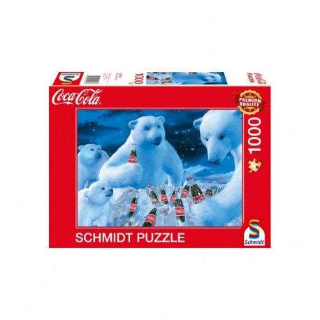 Schmidt Spiele Coca-Cola - polar bears, jigsaw puzzle (1000 pieces)