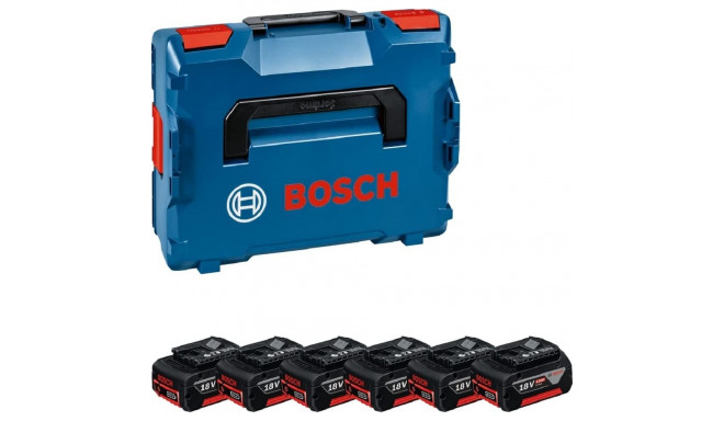 Bosch 6 X GBA 18V 4.0AH PROFESSIONAL, battery (blue/black)
