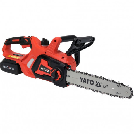 Yato Cordless Chainsaw YT-828137, 18V, 12" 305mm, 6.5m/s, 4000mAh, 72Wh, 210ml, Li-Ion, 2h, 45 links