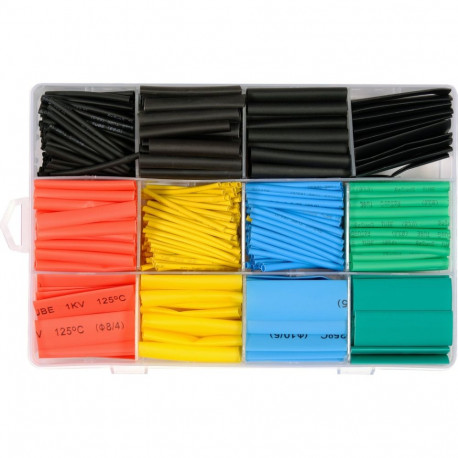 Yato Heat Shrinkable Tubes YT-068672, 530pcs, 125˚C, for electric applications