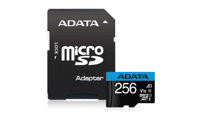 MEMORY MICRO SDXC 256GB W/AD./AUSDX256GUICL10A1-RA1 ADATA