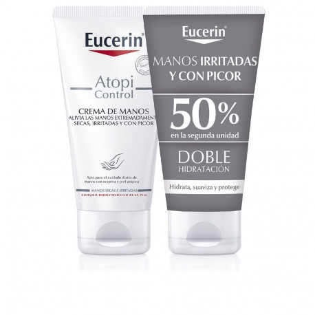 EUCERIN kätekreem ATOPICONTROL pakk 2 x 75ml