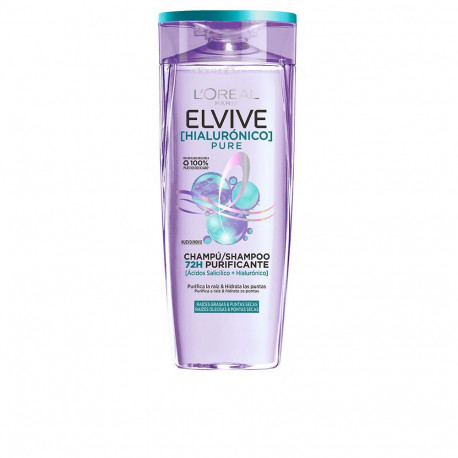 L'ORÉAL PARIS ELVIVE HIALURÓNICO PURE champú 380 ml