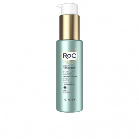 ROC HYDRATE + PLUMP crema hidratante con ácido hialurónico SPF30 50 ml