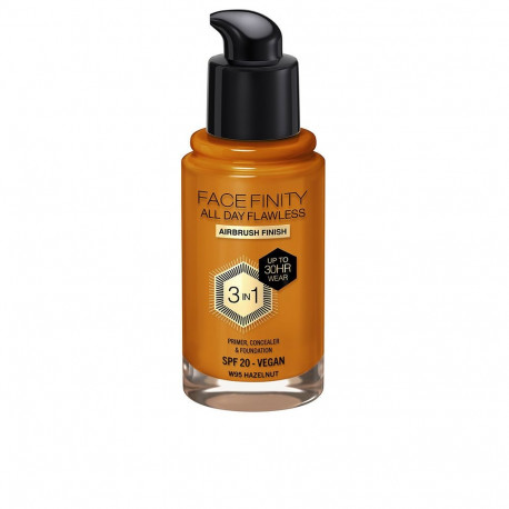 Max Factor jumestuskreem Facefinity All Day Flawless 3 in 1 30ml, #W95-hazelnut