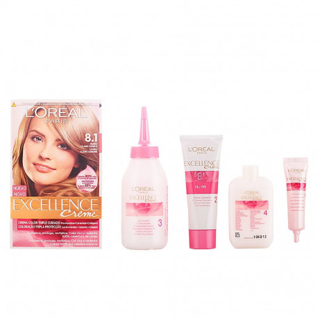 L'ORÉAL PARIS EXCELLENCE Creme tinte #8,1-rubio claro ceniza 192 ml