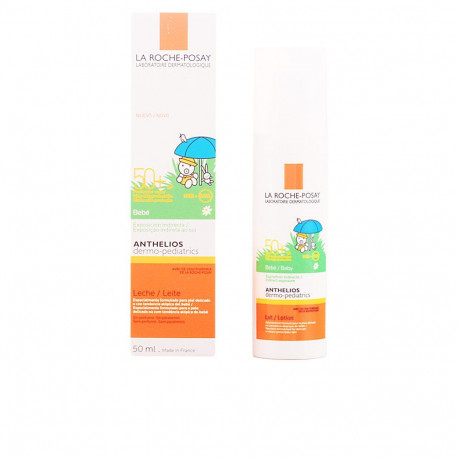 LA ROCHE POSAY ANTHELIOS DERMO-PEDIATRICS leche bebé protector solar para bebé, SPF50+ 50 ml