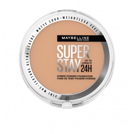 MAYBELLINE jumestuskreem SUPERSTAY 24H hübriidne puuderpõhine 9gr, #48