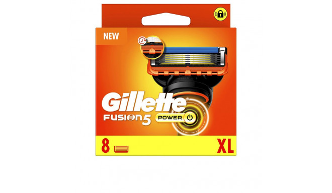 Gillette raseerija Fusion 5 Power 8 varutera