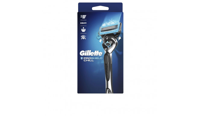 GILLETTE FUSION PROSHIELD CHILL máquina + 1 recambio