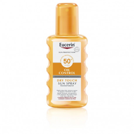 EUCERIN SUN PROTECTION oil dry touch transparent spray SPF50+ 200 ml