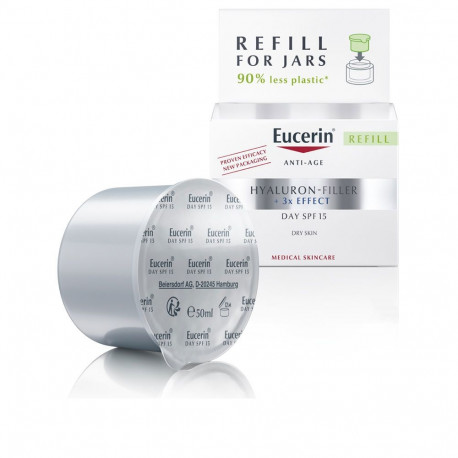 Eucerin päevakreem Hyaluron Filler kuivale nahale SPF15 täitepakend 50ml