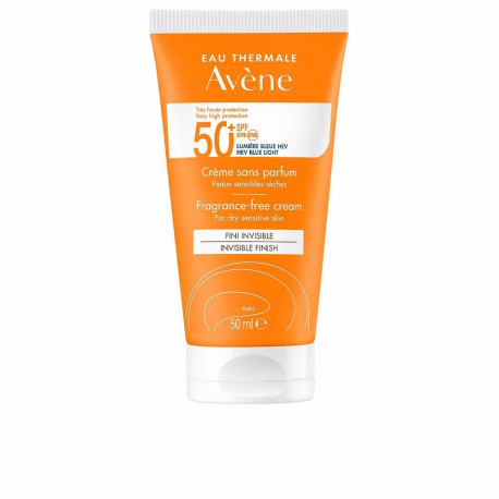 Avène päikesekaitsekreem Solaire Haute Protection lõhnatu SPF50+ 50ml